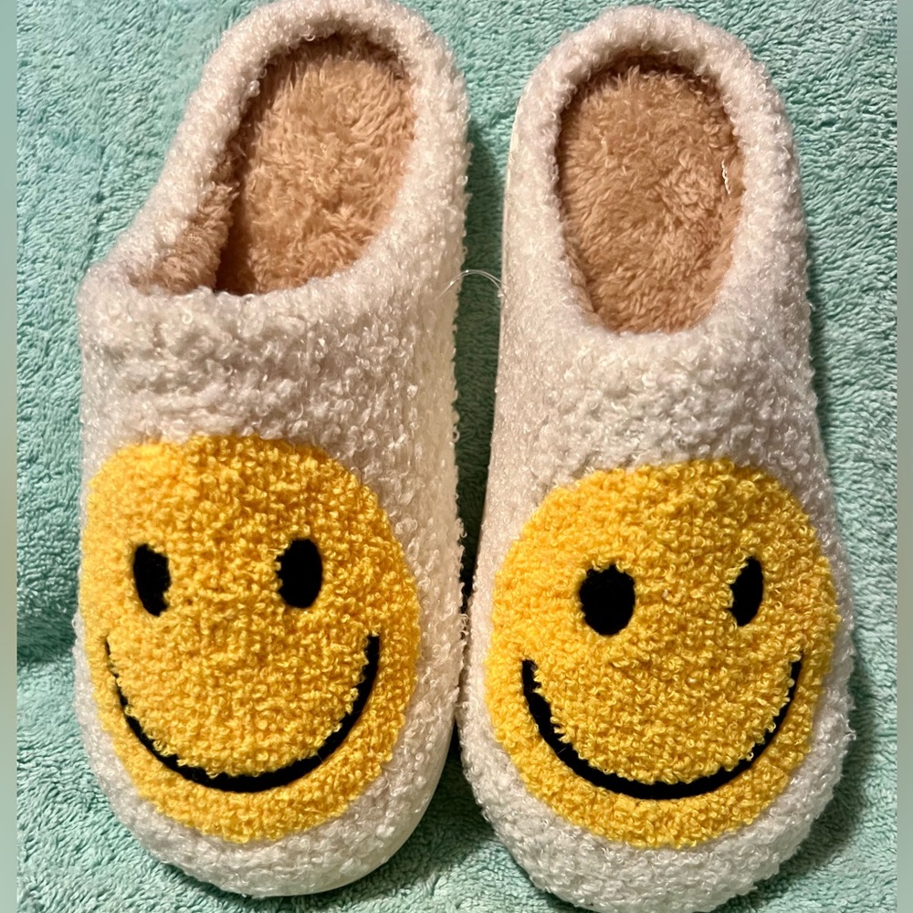 The cutest slippers ever.  Smile!